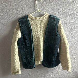 Blue Tufted Vest